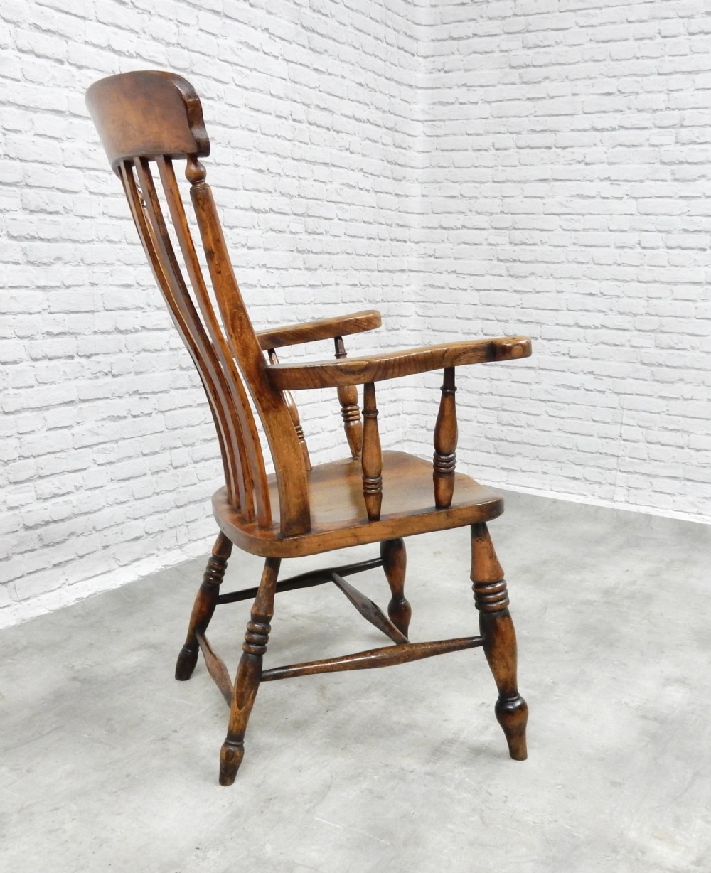 Large Windsor Lathback Armchair View VIII