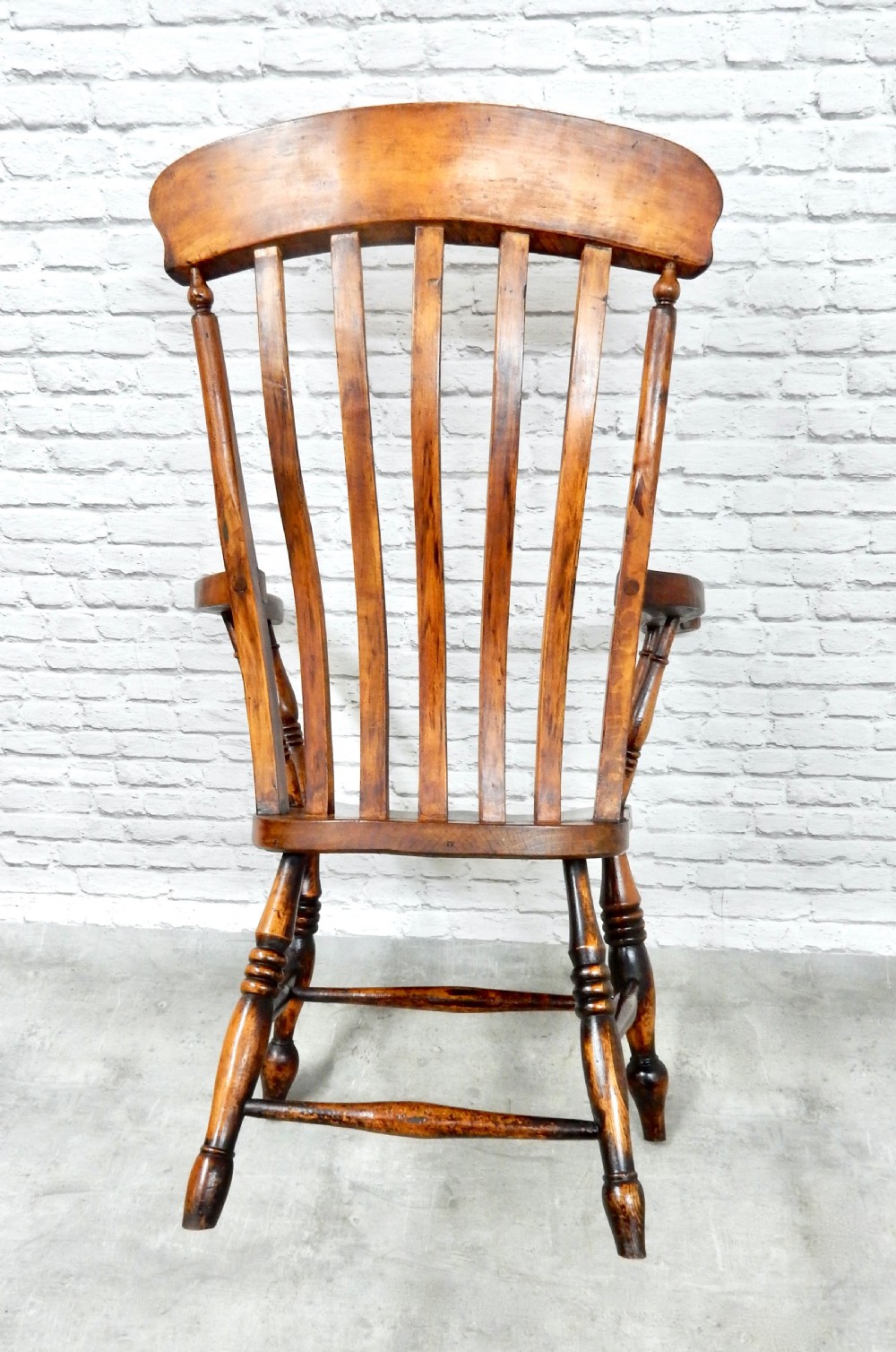 Large Windsor Lathback Armchair View IX