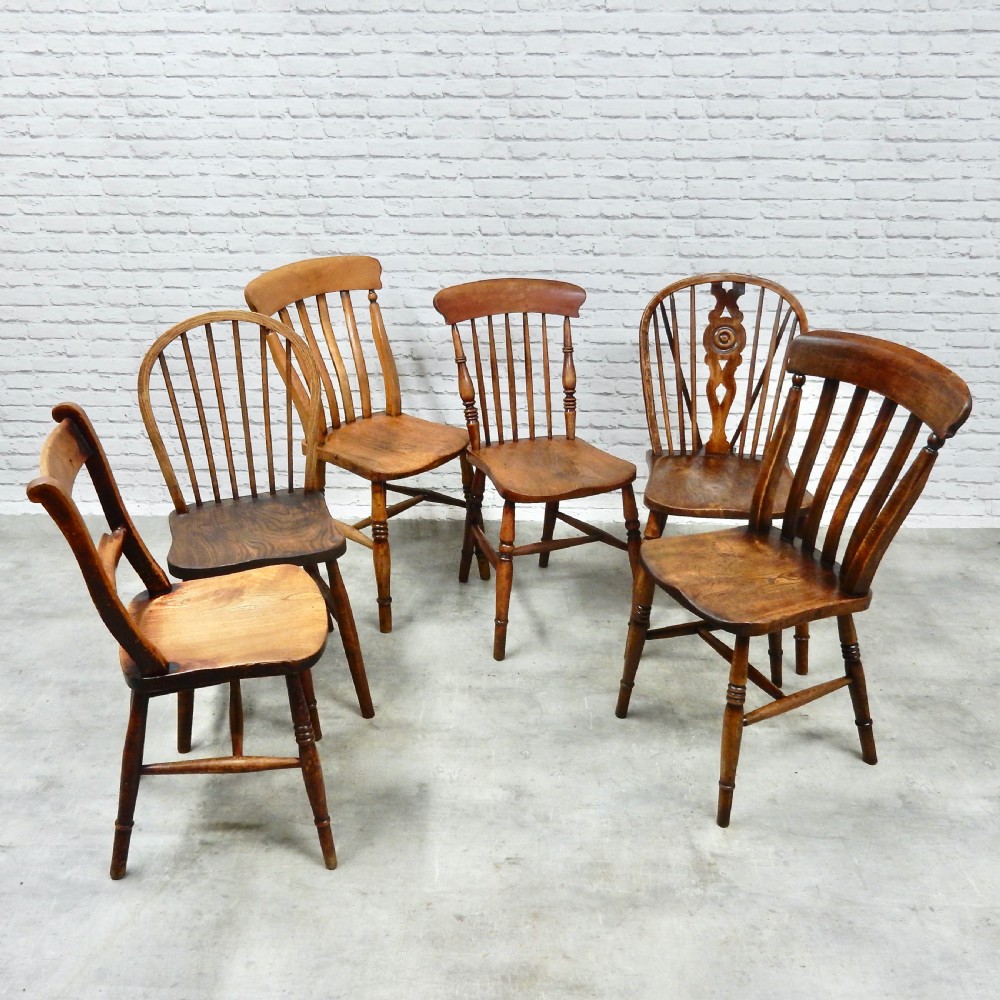 Windsor Kitchen Chairs x6 View II