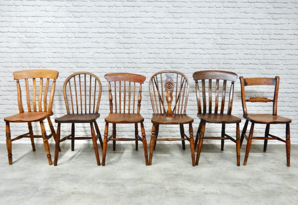 Windsor Kitchen Chairs x6 View IV