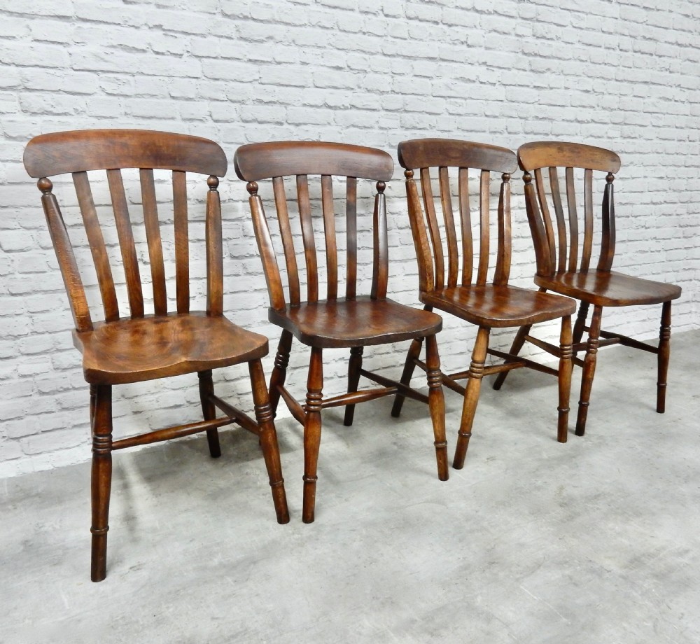 Set 4 Windsor Kitchen Chairs View III