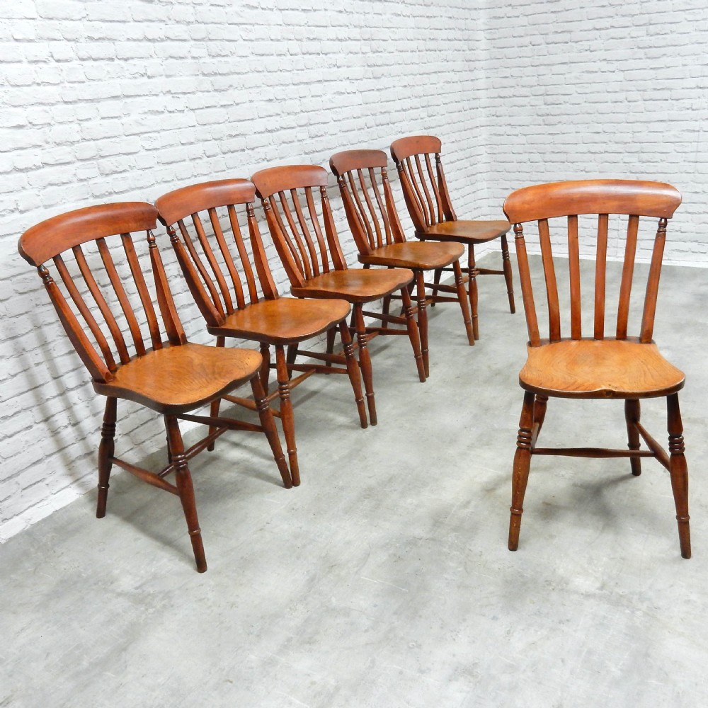 Set 6 Windsor Kitchen Chairs View III