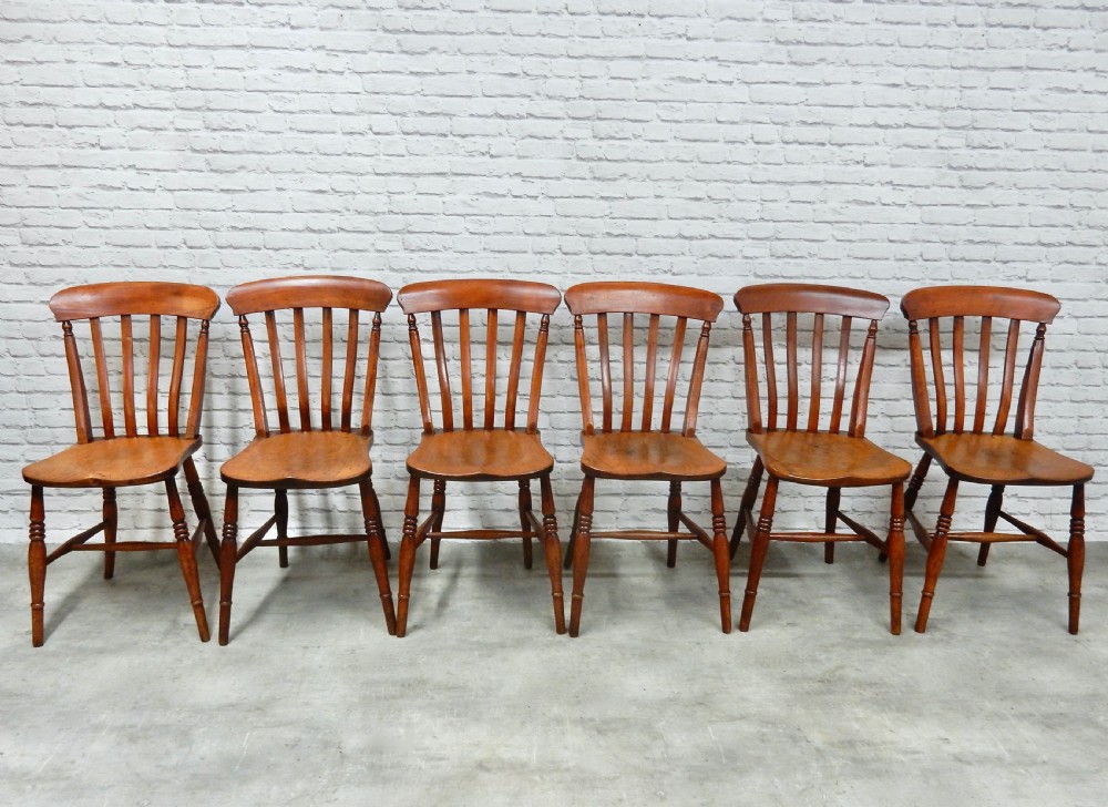 Set 6 Windsor Kitchen Chairs View IV