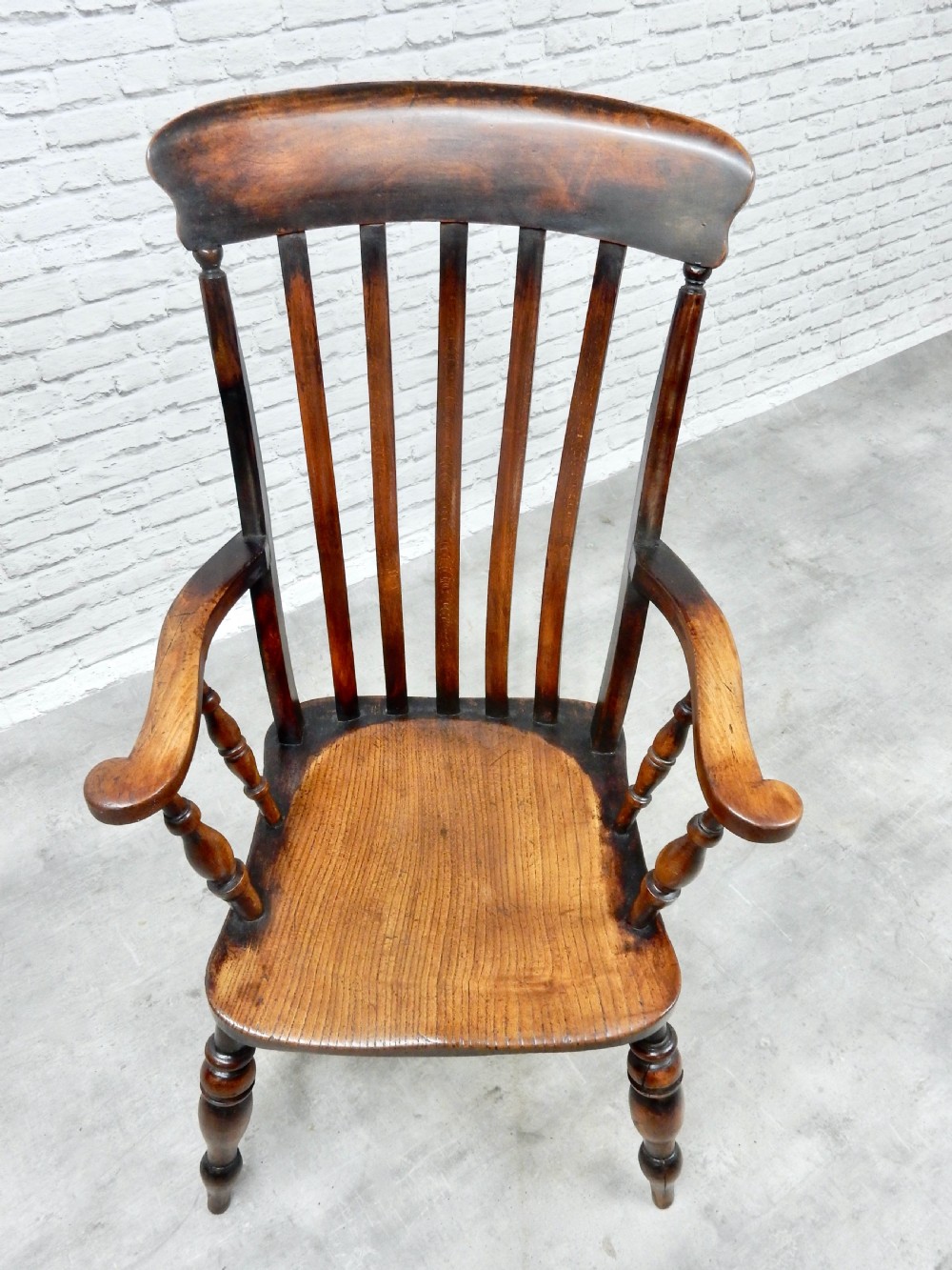 Large Windsor Lathback Armchair View V