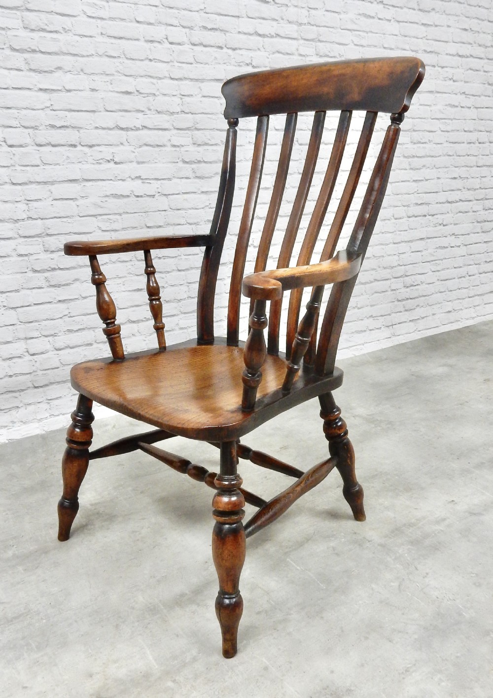 Large Windsor Lathback Armchair View VI