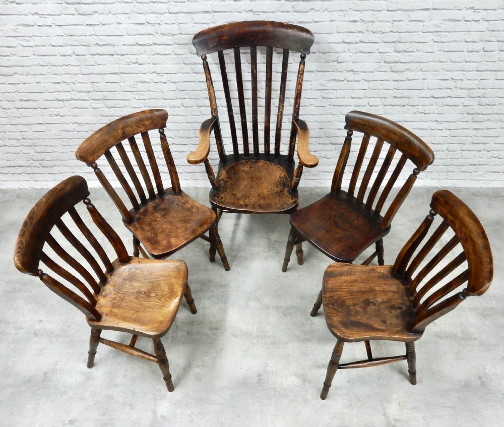 Windsor Chair Set x5 View III