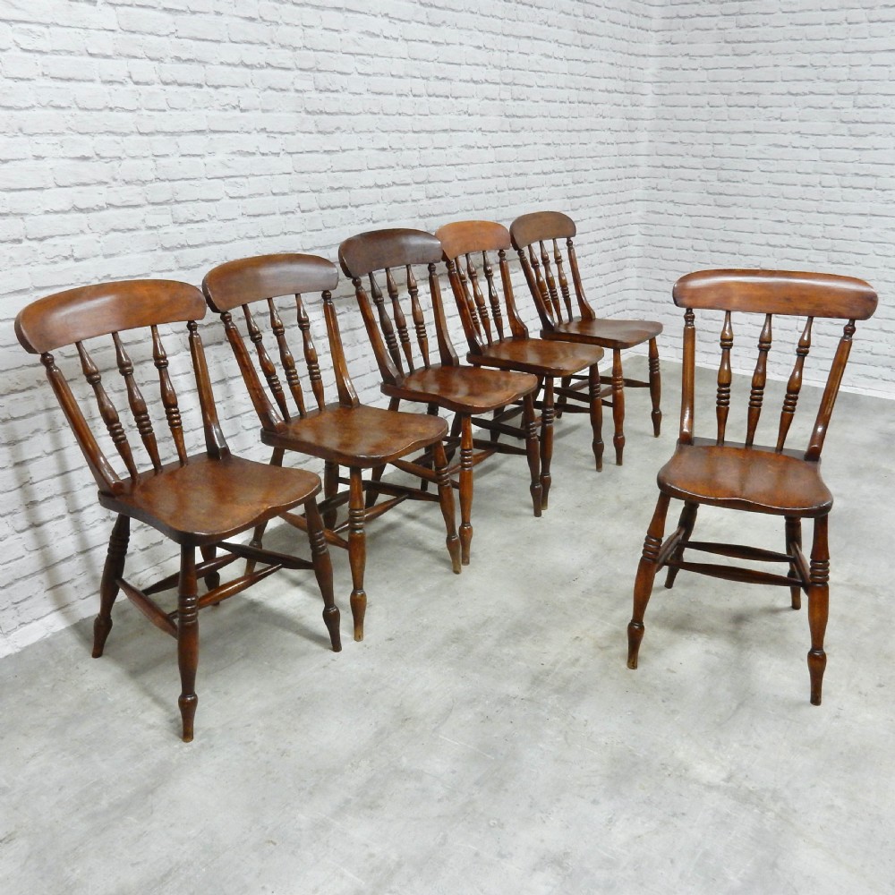 Windsor Kitchen Chairs x6