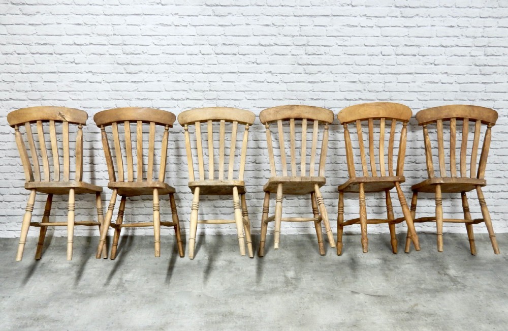 Windsor Kitchen Chairs x6 View V