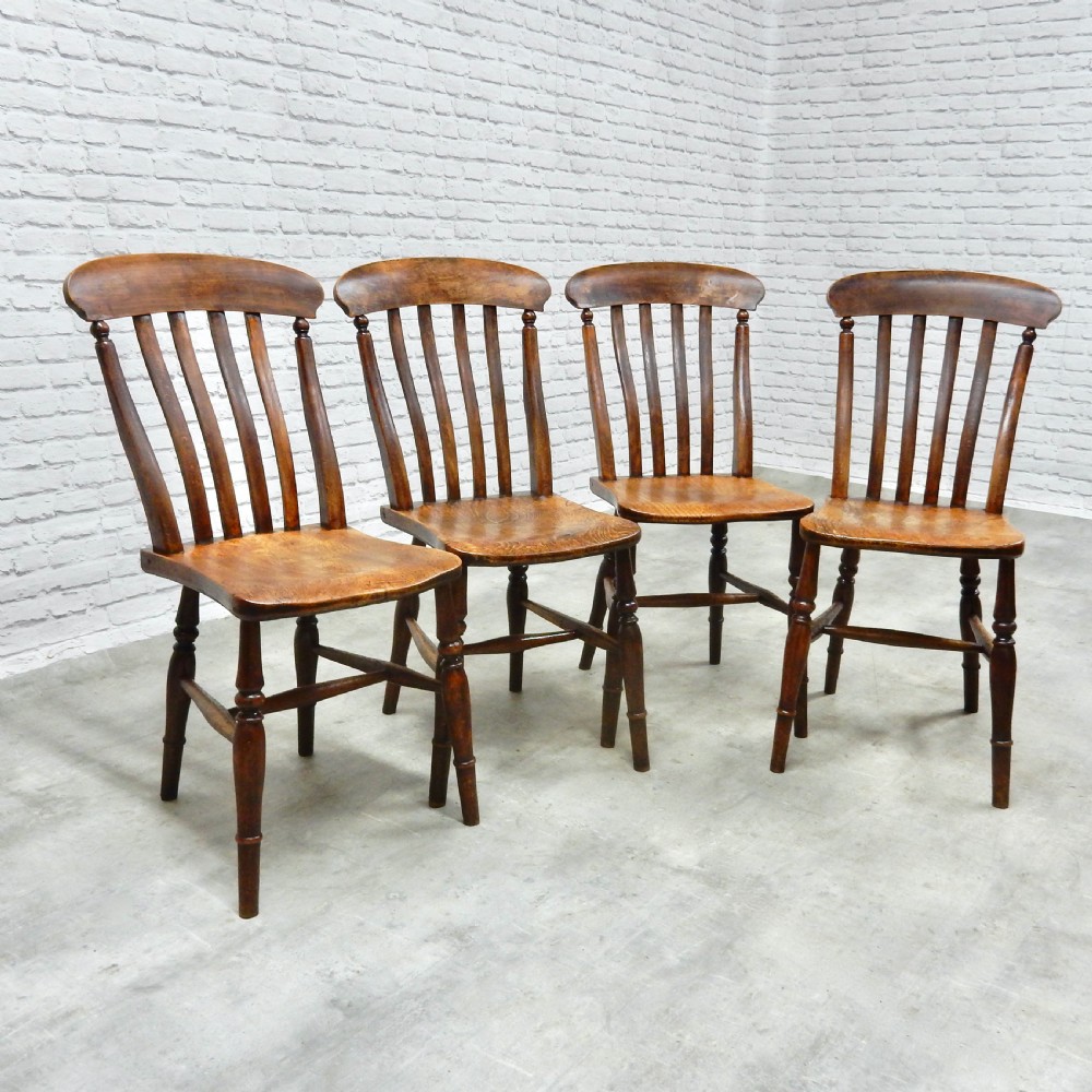 Set 4 Windsor Kitchen Chairs View II