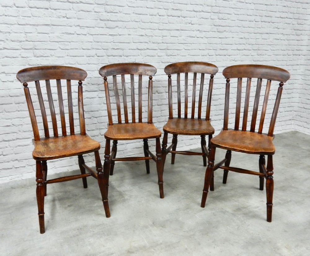 Set 4 Windsor Kitchen Chairs View III