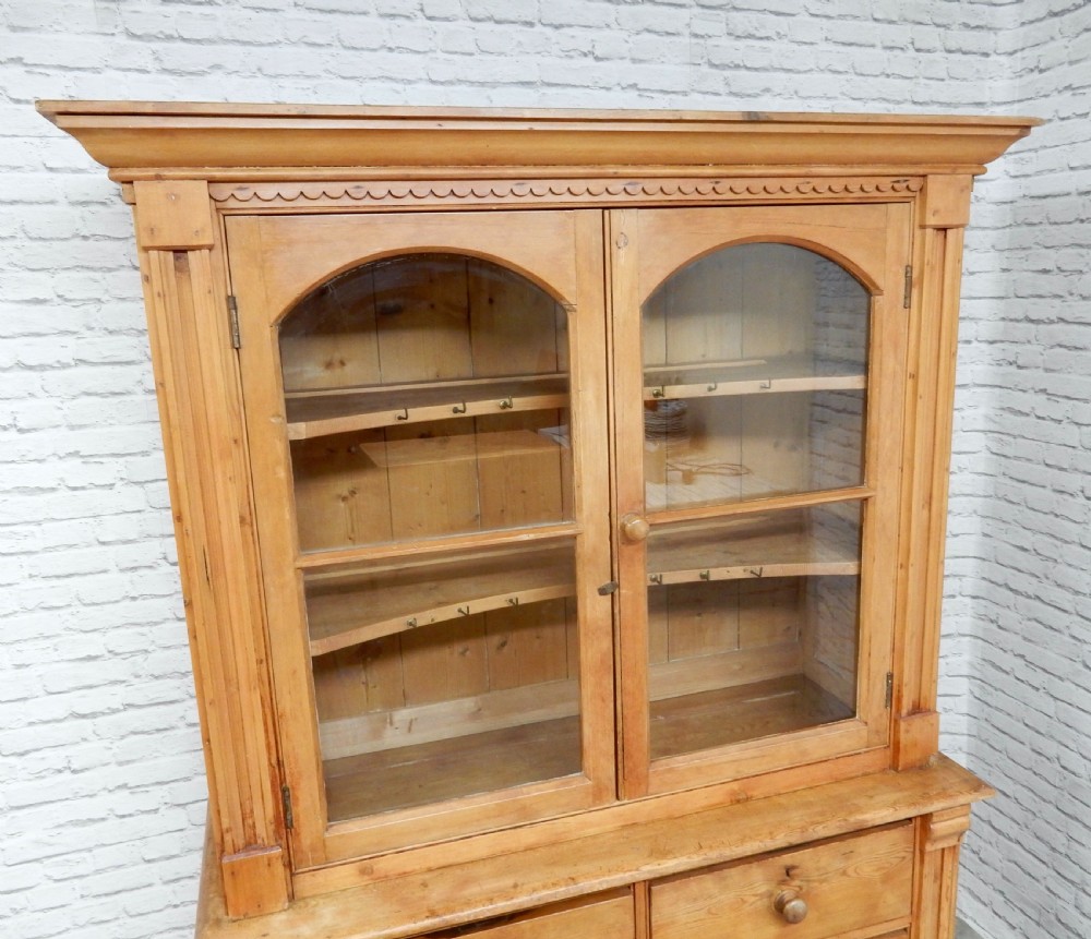 West Country Glazed Pine Dresser View III