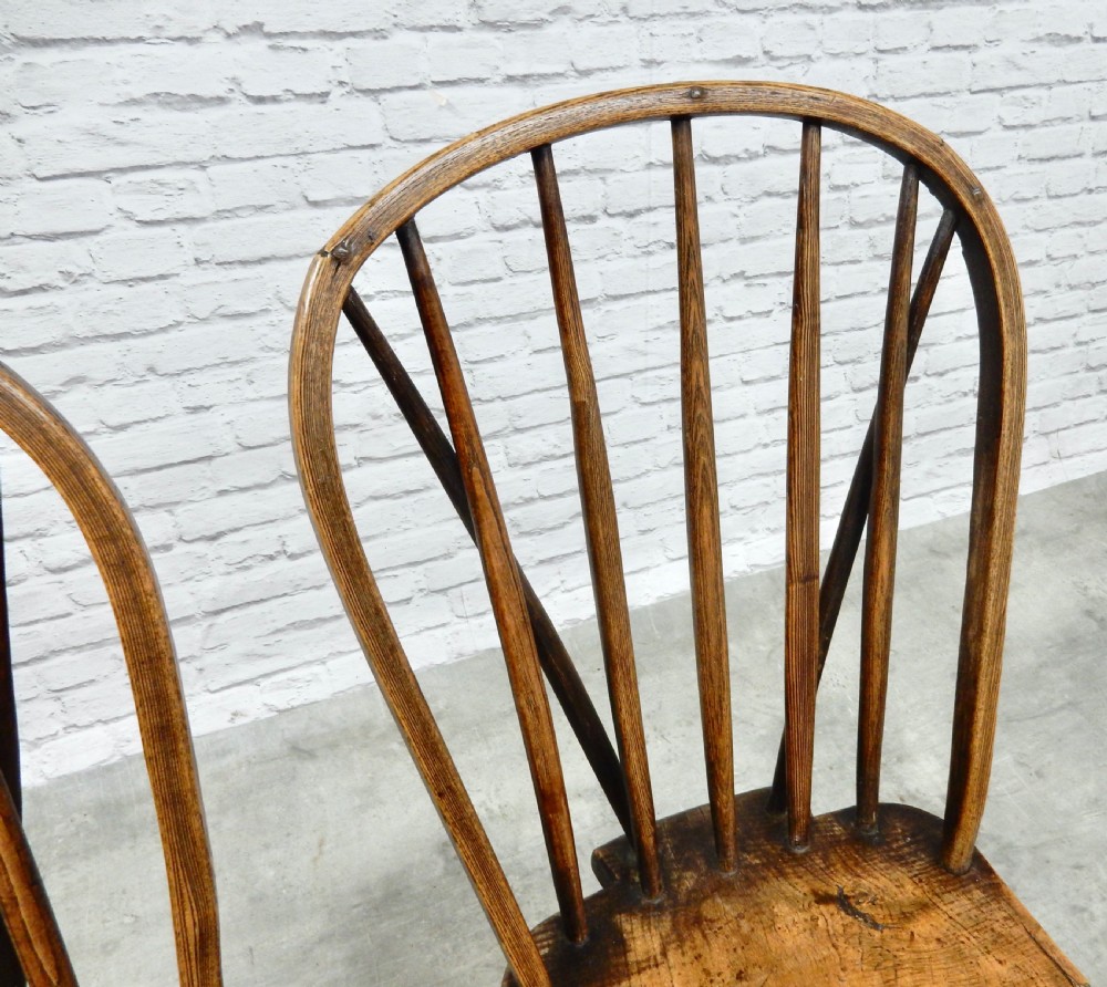 Pair Cornish Stickback Chairs View VI