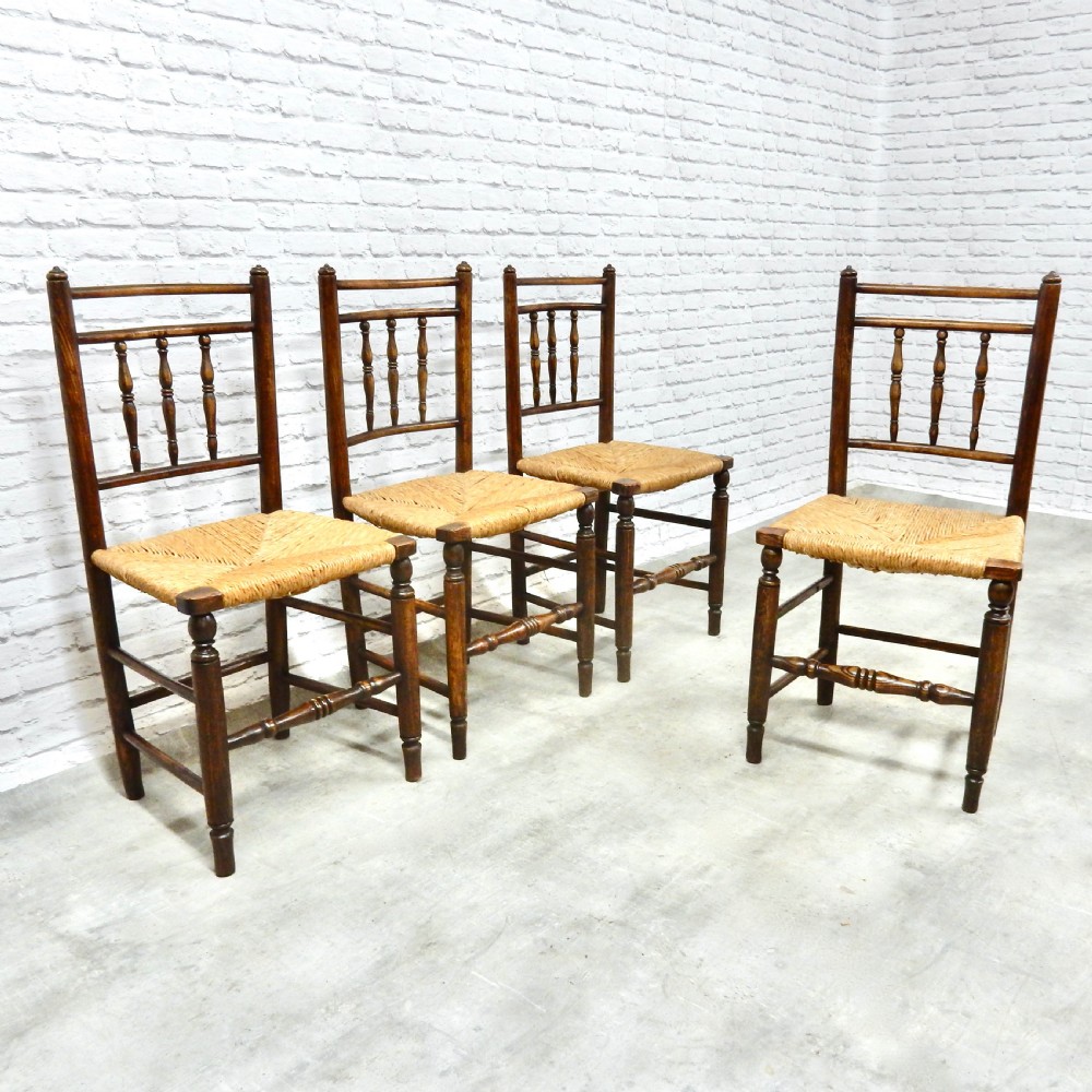 4x Rush Seated Chairs View II