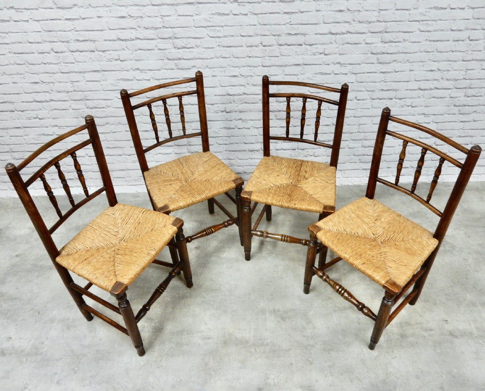 4x Rush Seated Chairs View IV