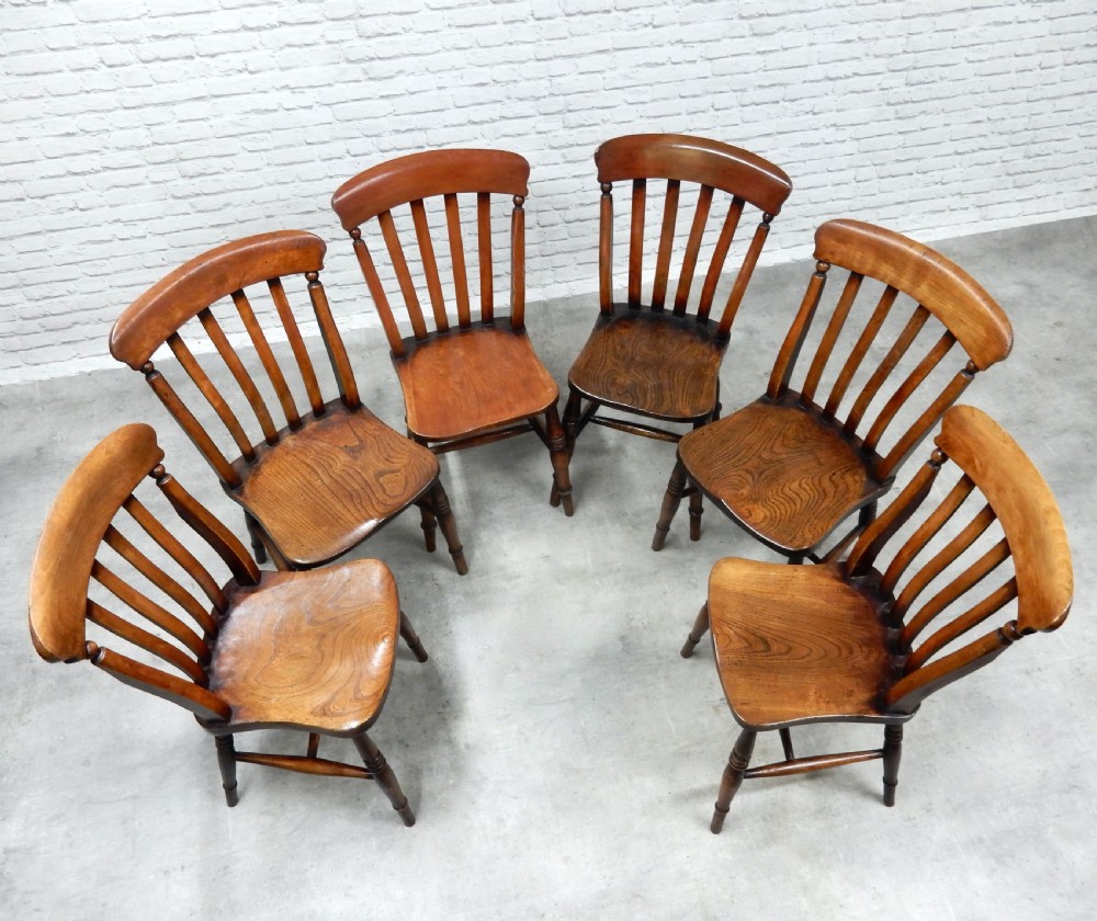 6x Windsor Kitchen Chairs View V