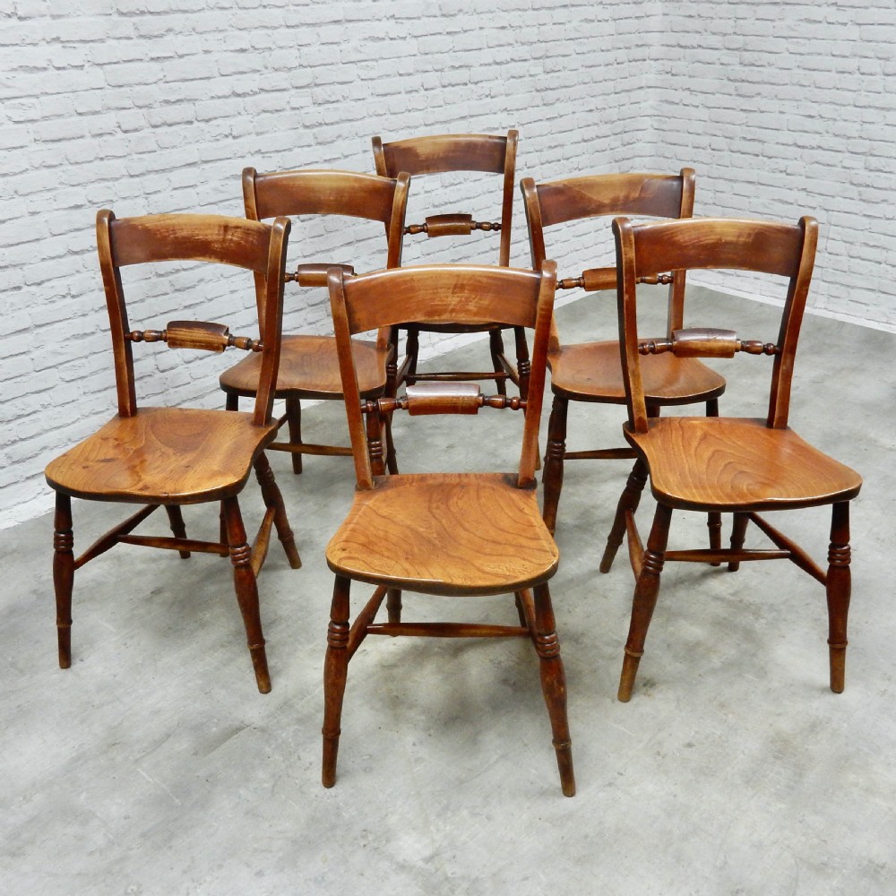 6x Windsor Kitchen Chairs View II