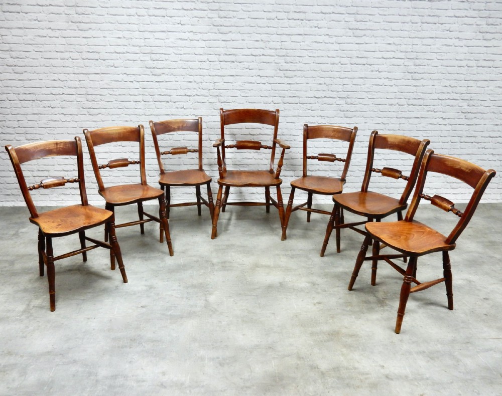 6x Windsor Kitchen Chairs View VI