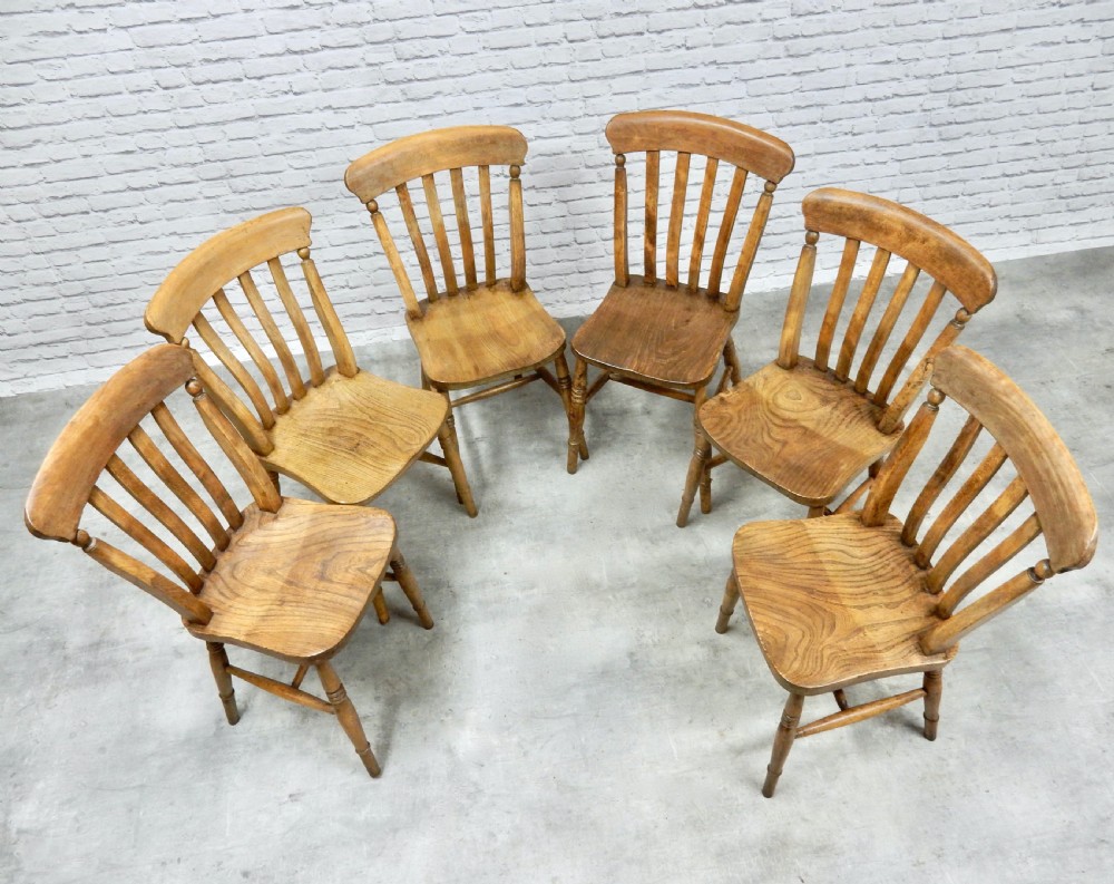 6x Windsor Kitchen Chairs View V