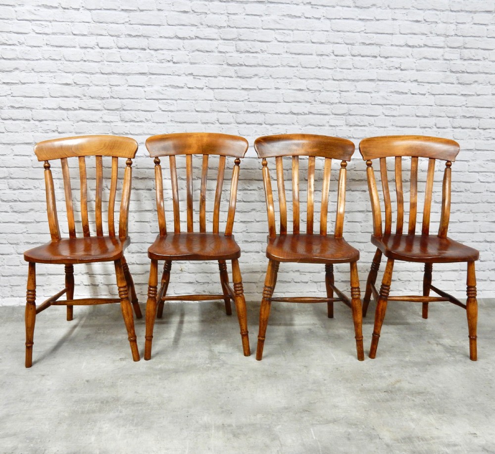 Set 4 Windsor Kitchen Chairs View III