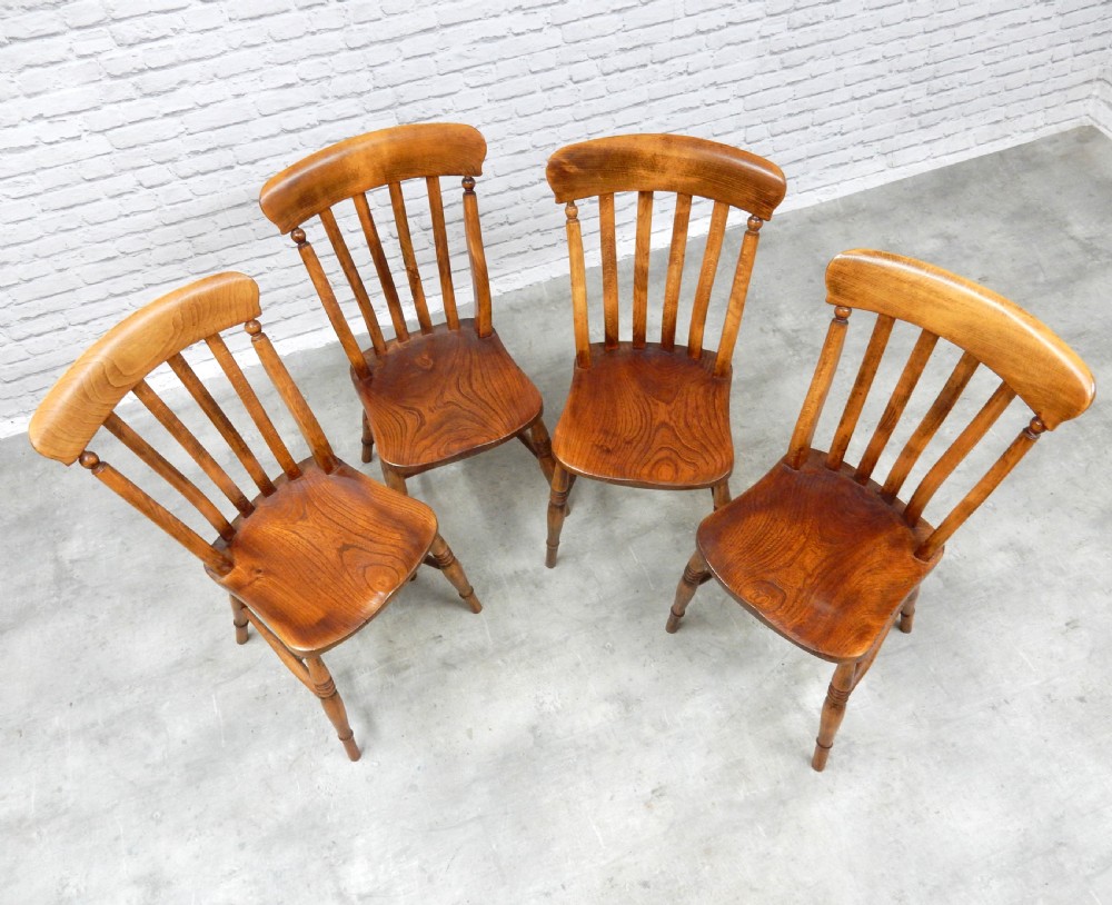 Set 4 Windsor Kitchen Chairs View IV