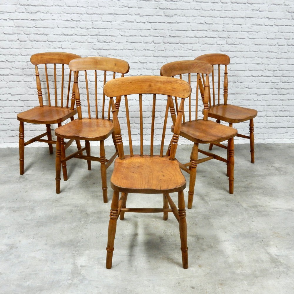 Set x5 Windsor Kitchen Chairs View II