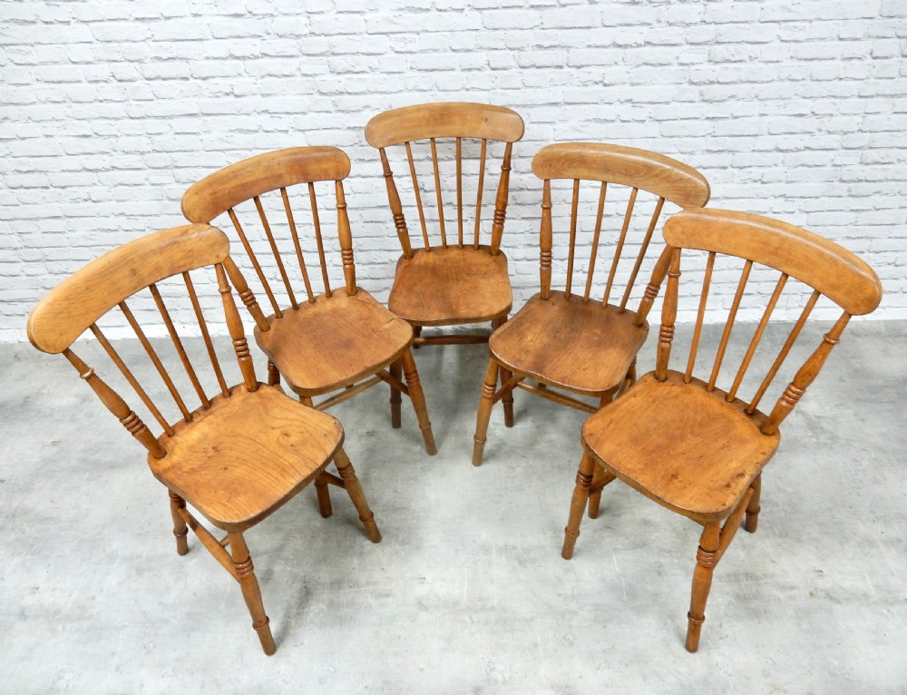 Set x5 Windsor Kitchen Chairs View VI