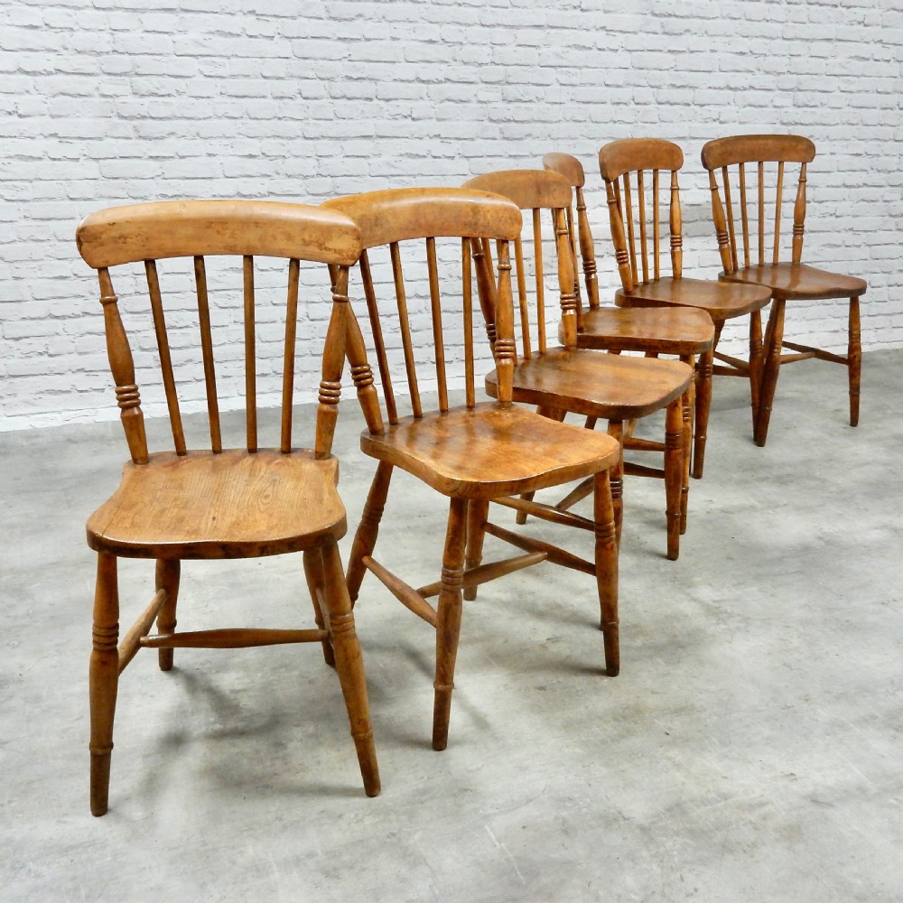 Set x6 Windsor Kitchen Chairs