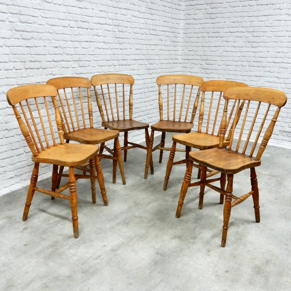 Set 6 Windsor Kitchen Chairs View II