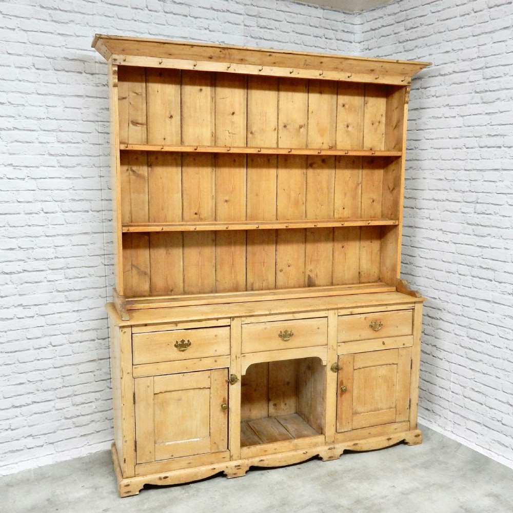 Antique Pine Kitchen Dresser View II