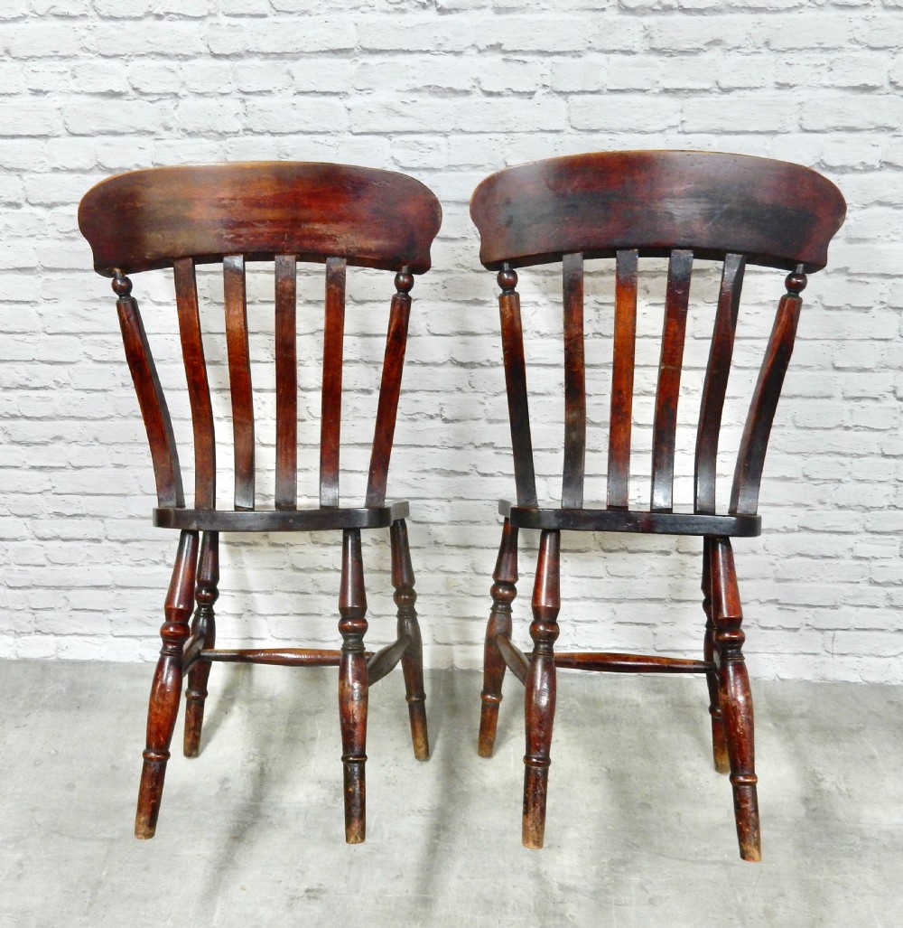 2x Windsor Lathback Side Chairs View V