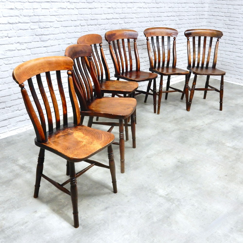 Windsor Kitchen Chairs x6