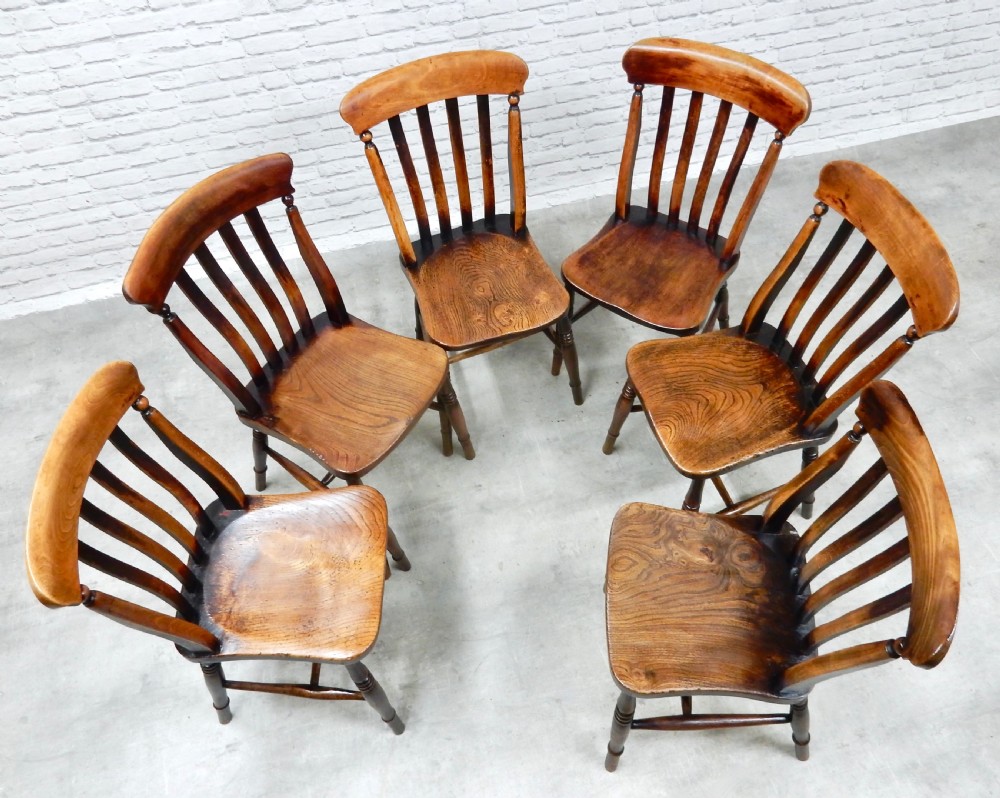 Windsor Kitchen Chairs x6 View IV