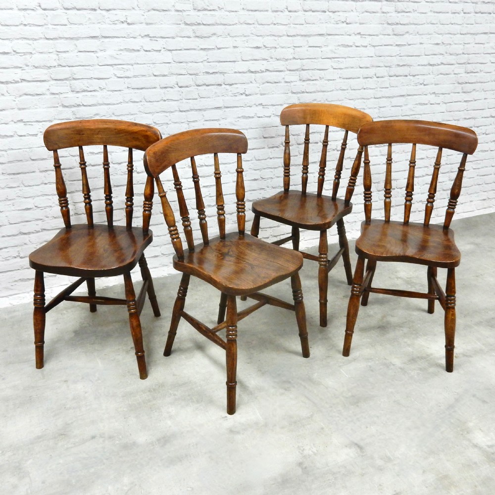 Set 4 Windsor Kitchen Chairs View II