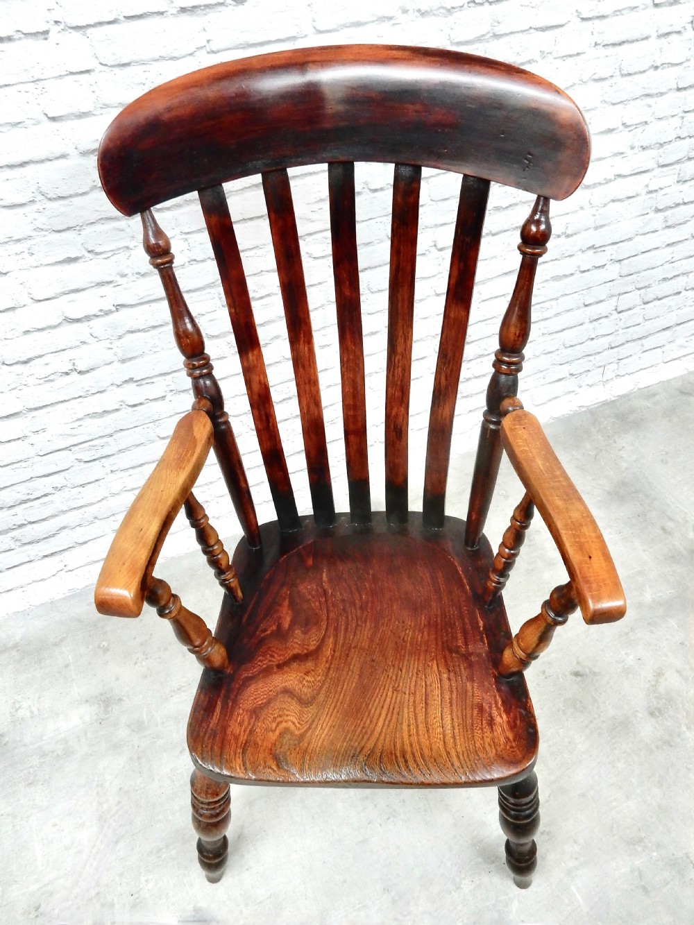 C19th Lincolnshire Windsor Armchair View V