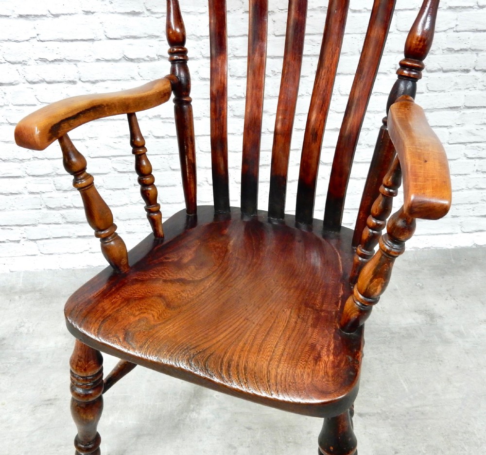 C19th Lincolnshire Windsor Armchair View VII