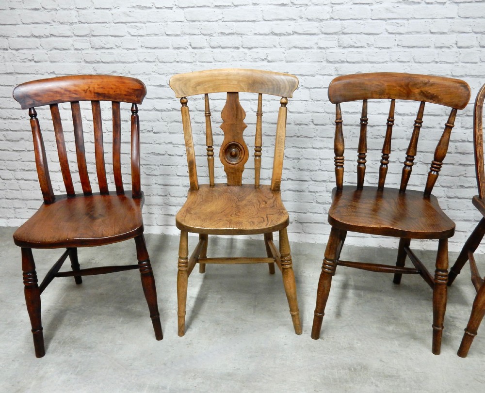 6x Windsor Kitchen Chairs View VI