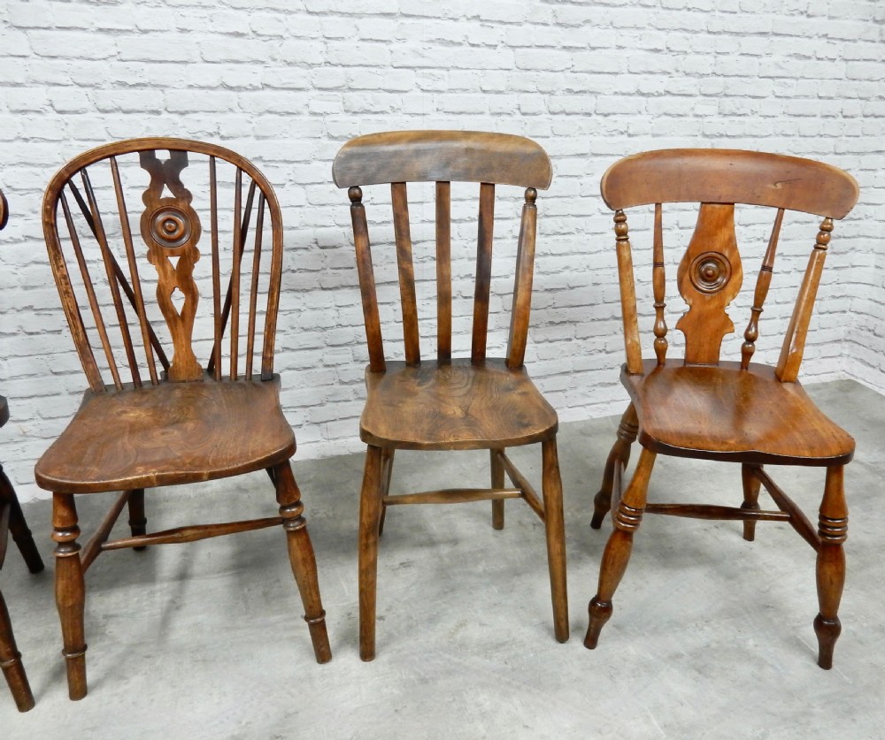 6x Windsor Kitchen Chairs View VII