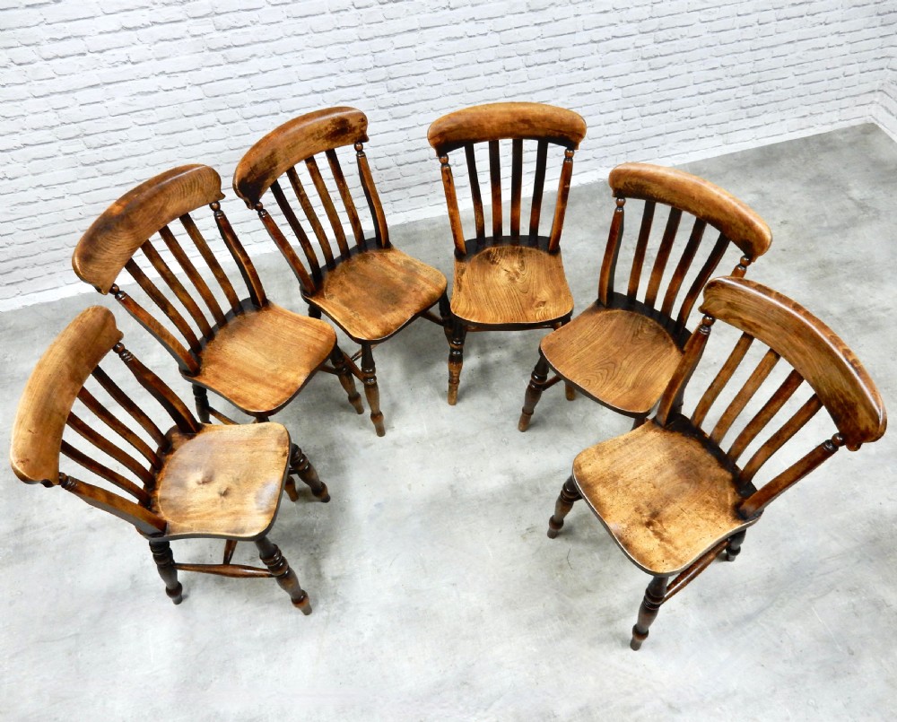 6x Windsor Kitchen Chairs View III