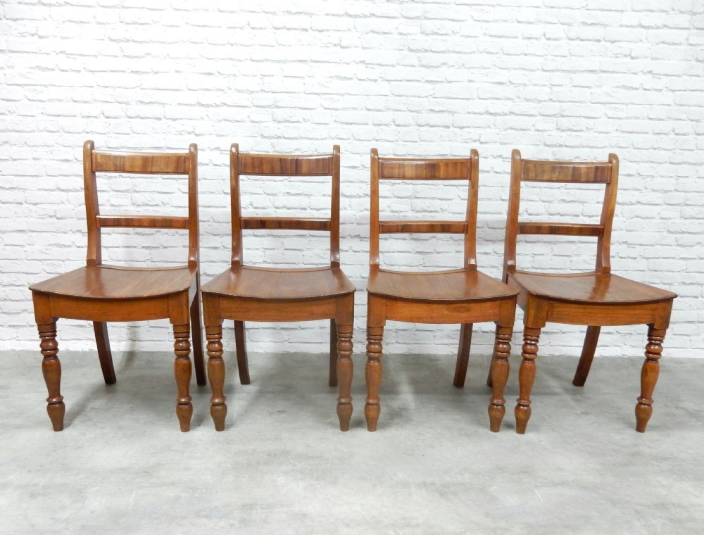 Set x4 Dished Seat Dining Chairs View III
