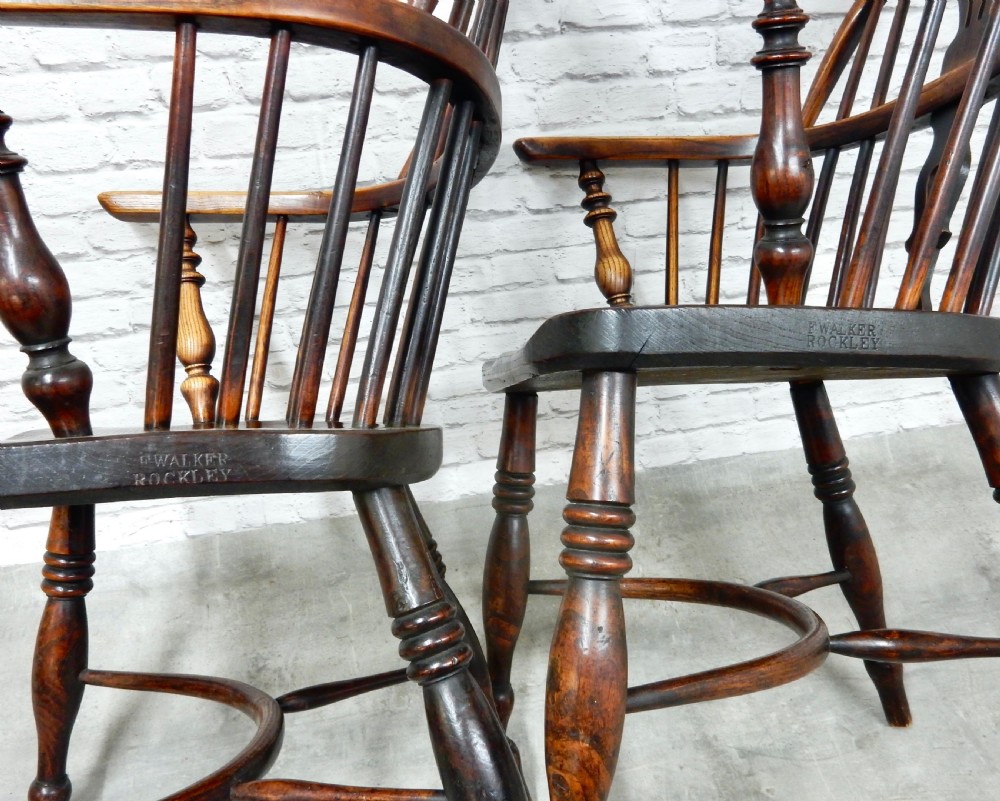2x Windsor Lowback Armchairs (named). View VIII