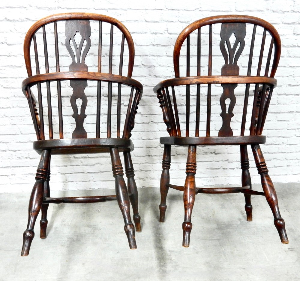 2x Windsor Lowback Armchairs (named). View IX
