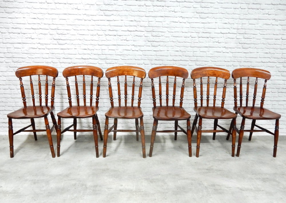 Set 6 Windsor Kitchen Chairs View III
