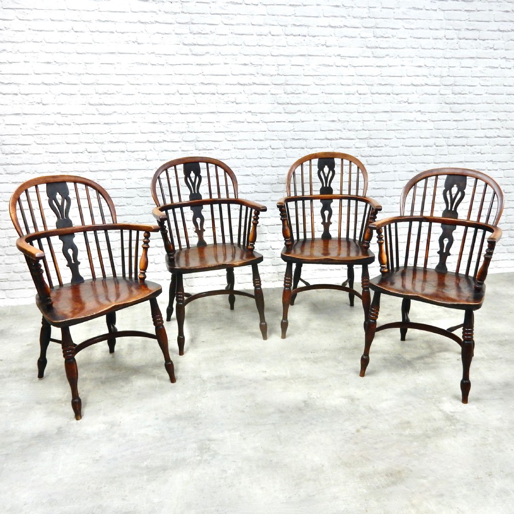 4x Windsor Lowback Armchairs View II
