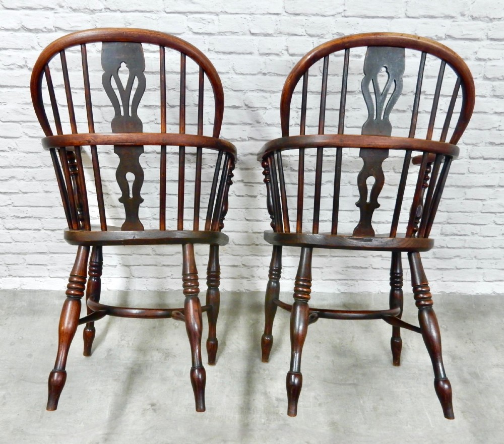 4x Windsor Lowback Armchairs View V