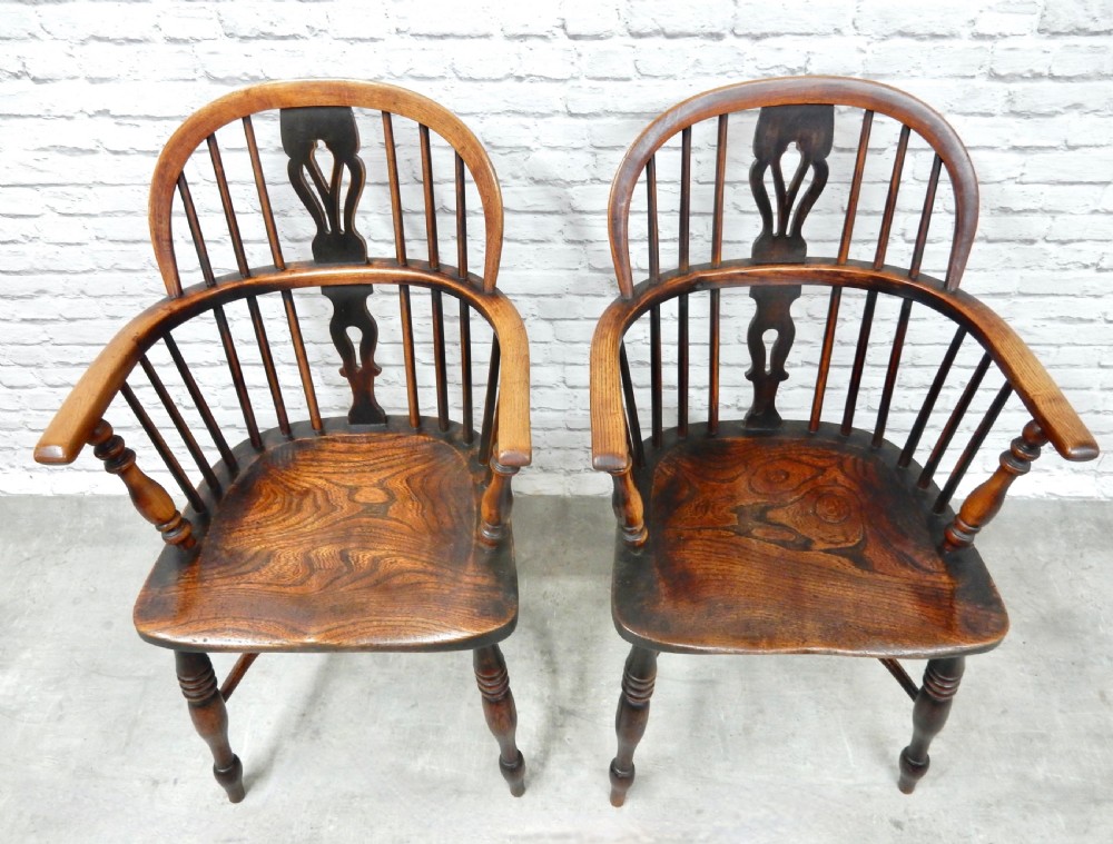 4x Windsor Lowback Armchairs View VII