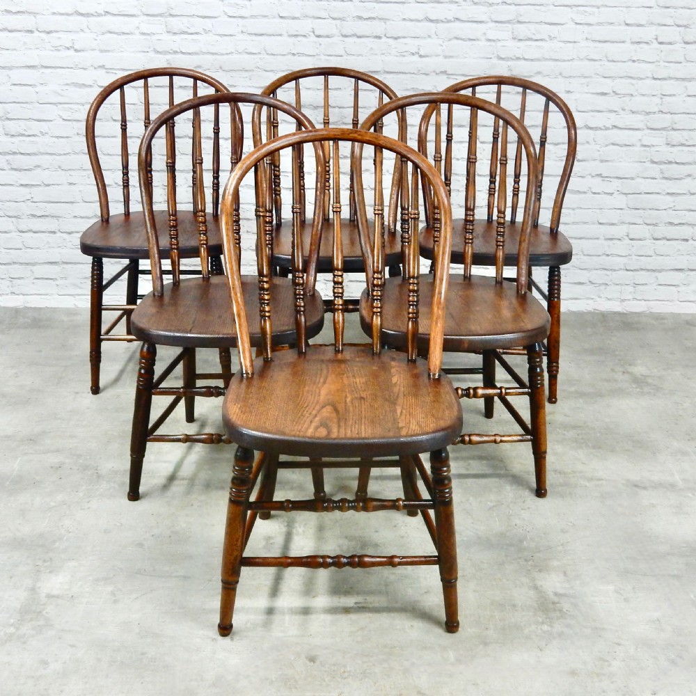 6x Windsor Kitchen Chairs