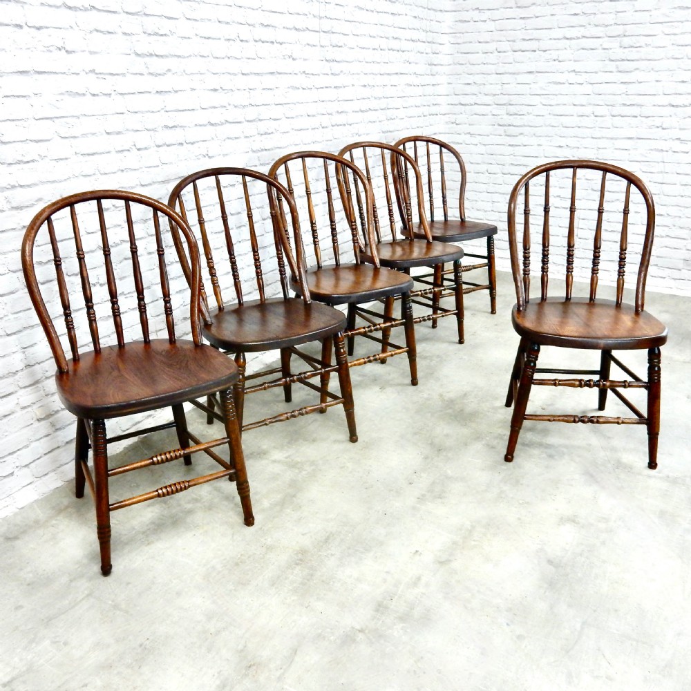 6x Windsor Kitchen Chairs View II