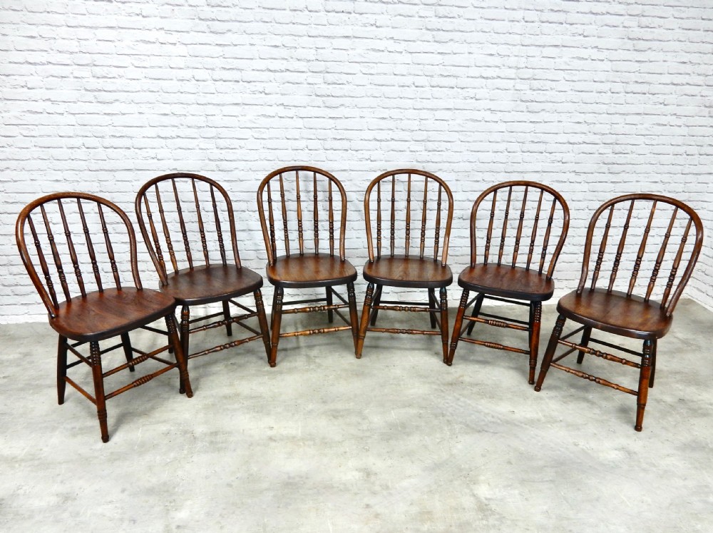 6x Windsor Kitchen Chairs View III
