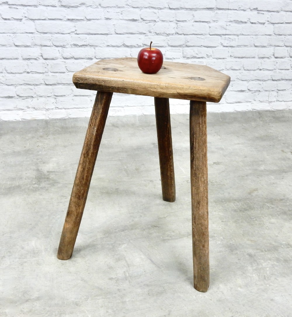 Tall C19th Stool View II