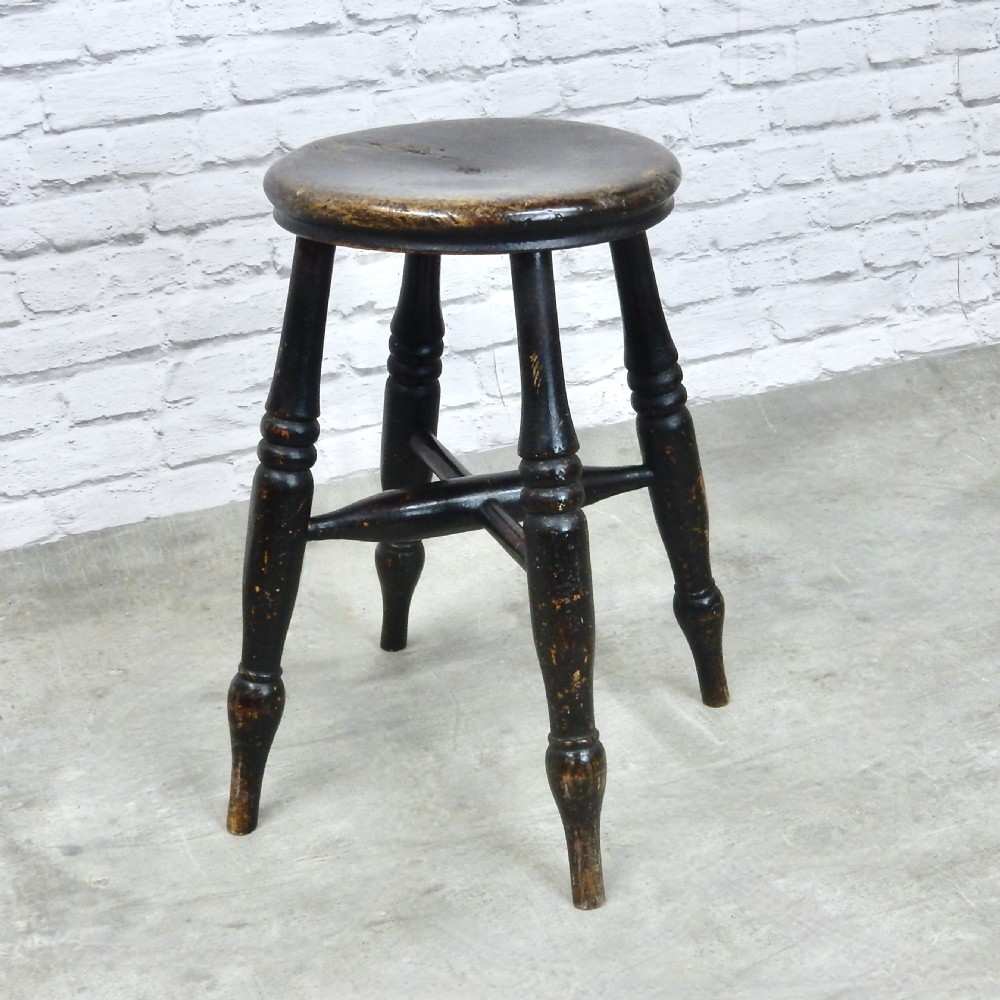 C19th Tavern Stool View II